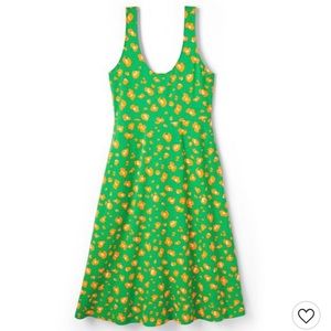 Last🤩Tabitha brown leopard print knit midi dress